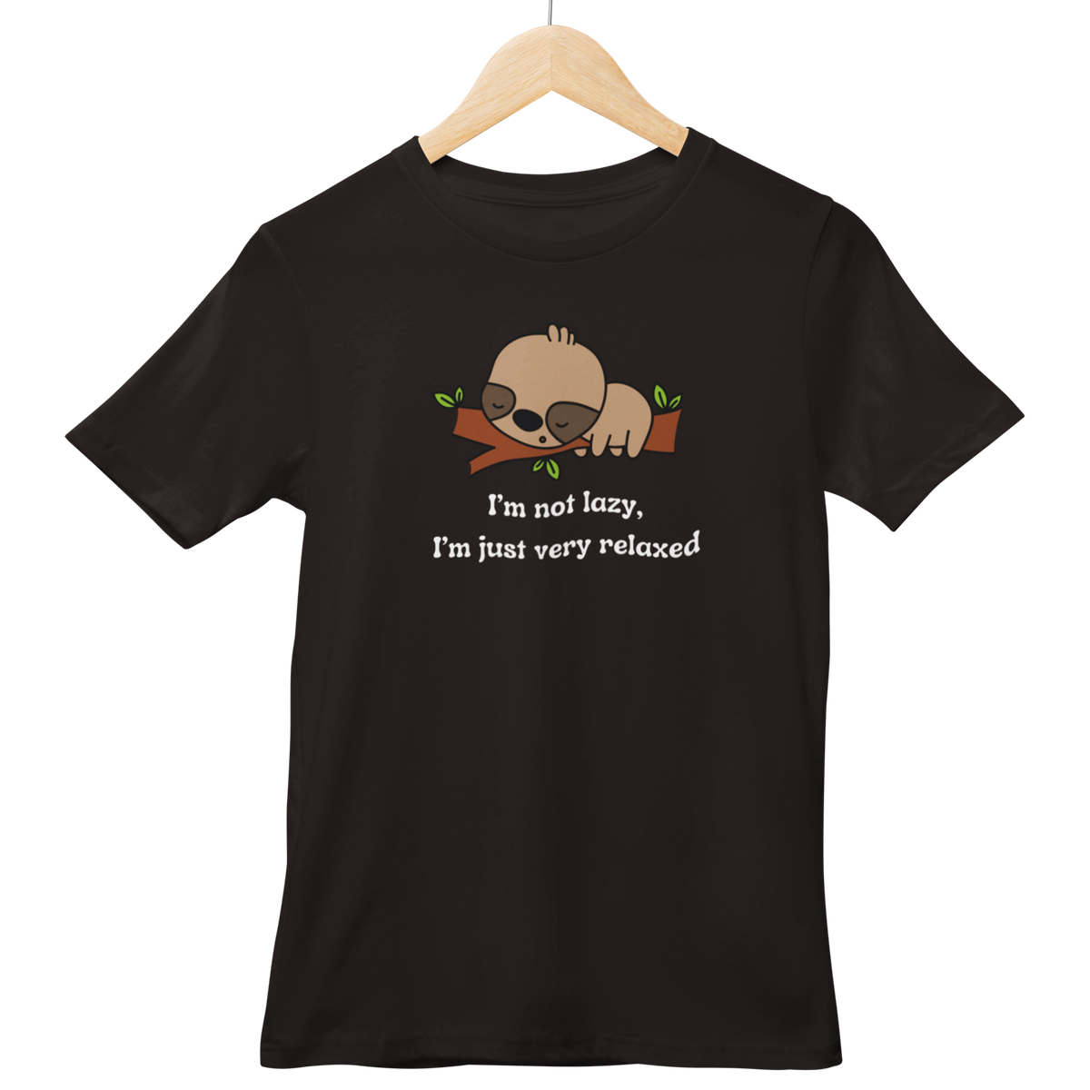 I'm Not Lazy Half Sleeve Tshirt