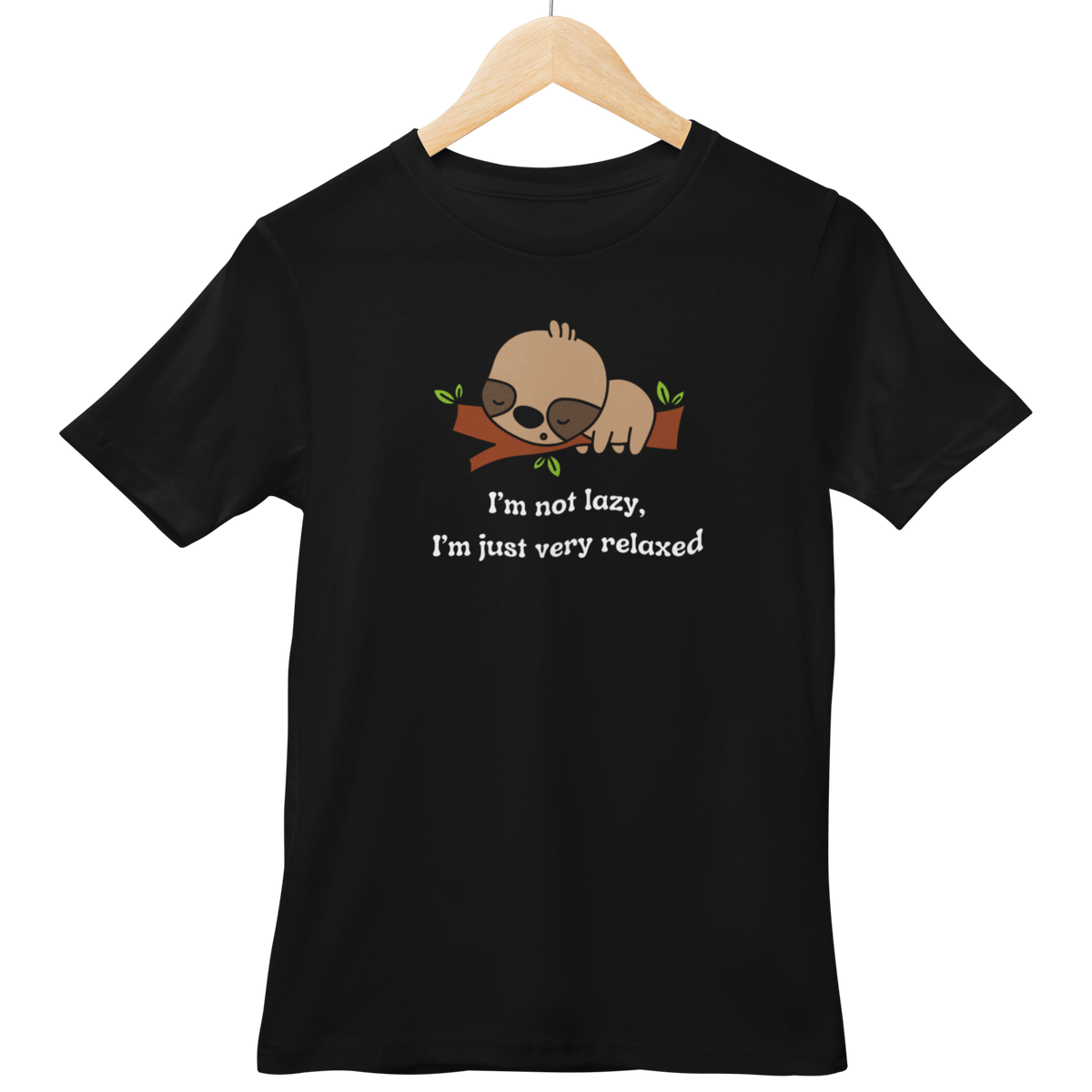 I'm Not Lazy Half Sleeve Tshirt